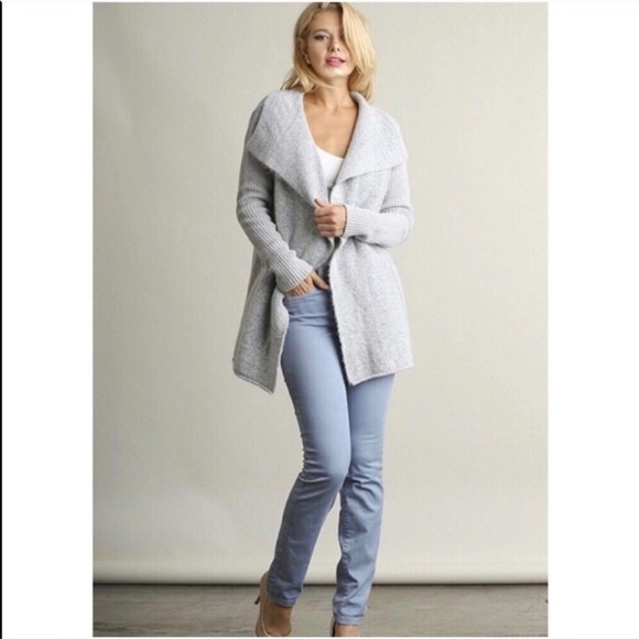 LAST ONE!! Open Front Double Breasted Cardigan - Picture 2 of 5